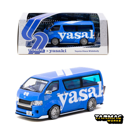 Tarmac Works HOBBY64 1/64 Toyota Hiace Widebody Yasaki T64-038-YAS