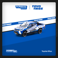 PREORDER TARMAC WORKS HOBBY64 1/64 Toyota Hilux Toyo Tires T64-041-TOYO (Approx. Release Date :  JUNE 2025 subject to manufacturer's final decision)