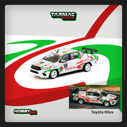 TARMAC WORKS HOBBY64 1/64 Toyota Hilux White T64-041-WH2