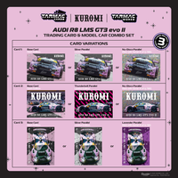 PREORDER TARMAC WORKS HOBBY64 1/64 Audi R8 LMS GT3 evo II Macau GT Cup - FIA GT World Cup 2024 Uno Racing Adderly Fong Model Car + Trading Cards Combo Set T64-043-24MGP10 (Approx. Release Date :  DEC 2025 subject to manufacturer's final decision)