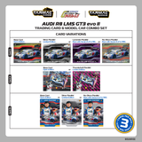 PREORDER TARMAC WORKS HOBBY64 1/64 Audi R8 LMS GT3 evo II Macau GT Cup - FIA GT World Cup 2024 Uno Racing James Yu Model Car + Trading Cards Combo Set T64-043-24MGP30 (Approx. Release Date :  DEC 2025 subject to manufacturer's final decision)