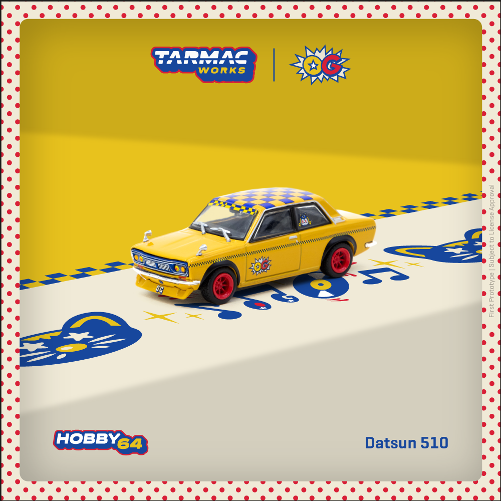 TARMAC WORKS HOBBY64 1/64 Datsun 510 OG T64-052-OG