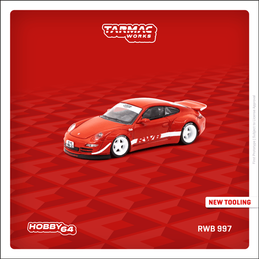 TARMAC WORKS HOBBY64 1/64 RWB 997 Philadelphia T64-057-PH