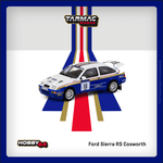 PREORDER TARMAC WORKS HOBBY64 1/64 Ford Sierra RS Cosworth Rally of New Zealand 1989  Saeed Al-Hajri / Steve Bond T64-058-89NZR16 (Approx. Release Date : NOVEMBER 2024 subject to manufacturer's final decision)