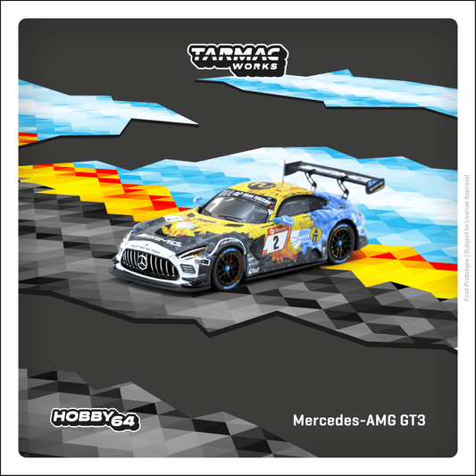 TARMAC WORKS HOBBY64 1/64 Mercedes-AMG GT3 Nürburgring 24h 2020 Y. Buurmastianan / N. B / P. Ellis / H. Haupt T64-062-20NUR02