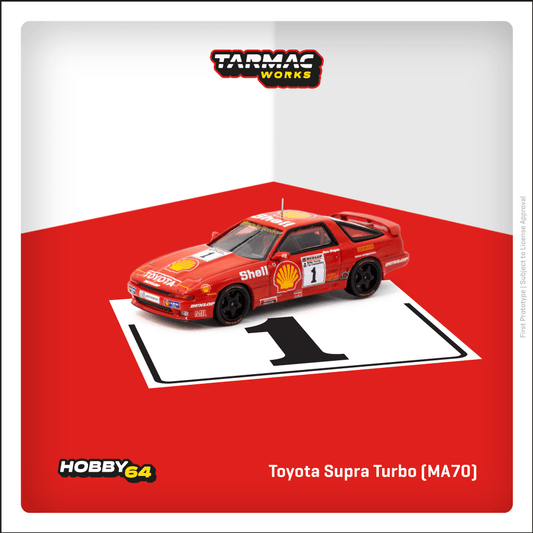 Tarmac Works HOBBY64 1/64 Toyota Supra Turbo (MA70)  BTCC 1988 Chris Hodgetts T64-064-88BTC01