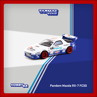 TARMAC WORKS HOBBY64 1/64 Pandem Mazda RX-7 FC3S Drift T64-066-DR