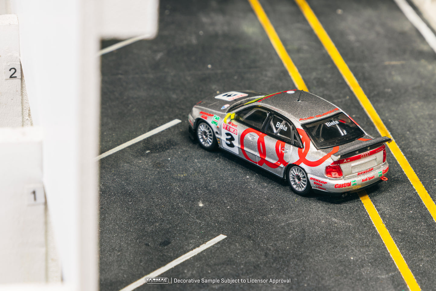 TARMAC WORKS HOBBY64 1/64 Audi A4 Quattro Macau Guia Race 1996 Winner Frank Biela T64-077-96MGP03