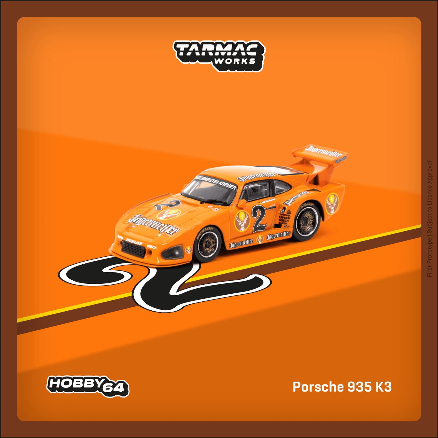TARMAC WORKS HOBBY64 1/64 Porsche 935 K3 DRM 1980 A. Plankenhorn T64-079-80DRM02
