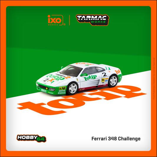 TARMAC WORKS HOBBY64 1/64 Ferrari 348 Challenge Ferrari 348 Challenge 1993 Paolo Cutrera T64-082-93CHA02