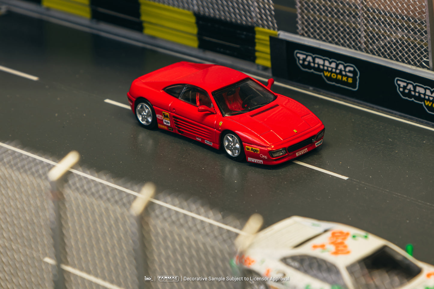 TARMAC WORKS HOBBY64 1/64 Ferrari 348 Challenge  Presentation T64-082-PRE