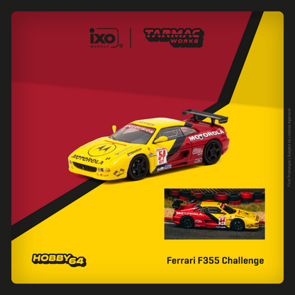 TARMAC WORKS HOBBY64 1/64 Ferrari F355 Challenge World Challenge Series 2000 Matt Drendel T64-083-00WCS54