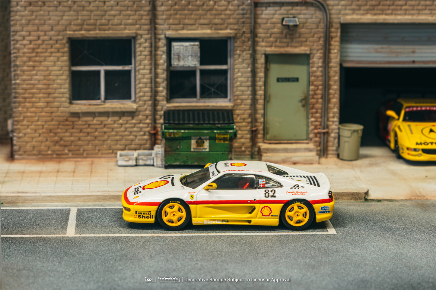TARMAC WORKS HOBBY64 1/64 Ferrari F355 Challenge 1999 D. Peter Andersen T64-083-99CHA82