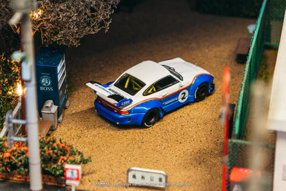 TARMAC WORKS HOBBY64 1/64 RWB 993 Liberty Walk - With Container T64-TL017-LBWK2