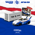 PREORDER TARMAC WORKS HOBBY64 1/64 RWB 993 Liberty Walk - With Container T64-TL017-LBWK2 (Approx. Release Date :  FEB 2026 subject to manufacturer's final decision)
