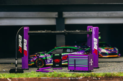 TARMAC WORKS PARTS64 1/64 Garage tools set EVA Racing T64A-TL001-EVA
