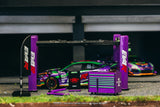 PREORDER TARMAC WORKS PARTS64 1/64 Garage tools set EVA Racing T64A-TL001-EVA (Approx. Release Date :  JUNE 2025 subject to manufacturer's final decision)