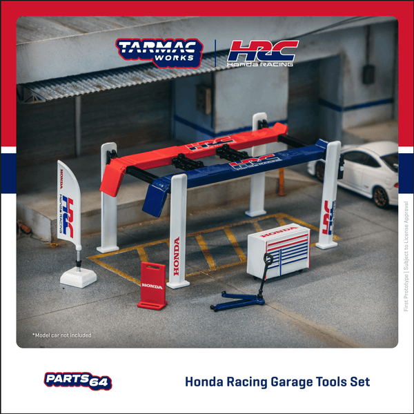 PREORDER Tarmac Works PARTS64 1/64 Garage tools set Honda Racing T64A-TL001-HRC (Approx. Release Date : MAY 2024 subject to manufacturer's final decision)