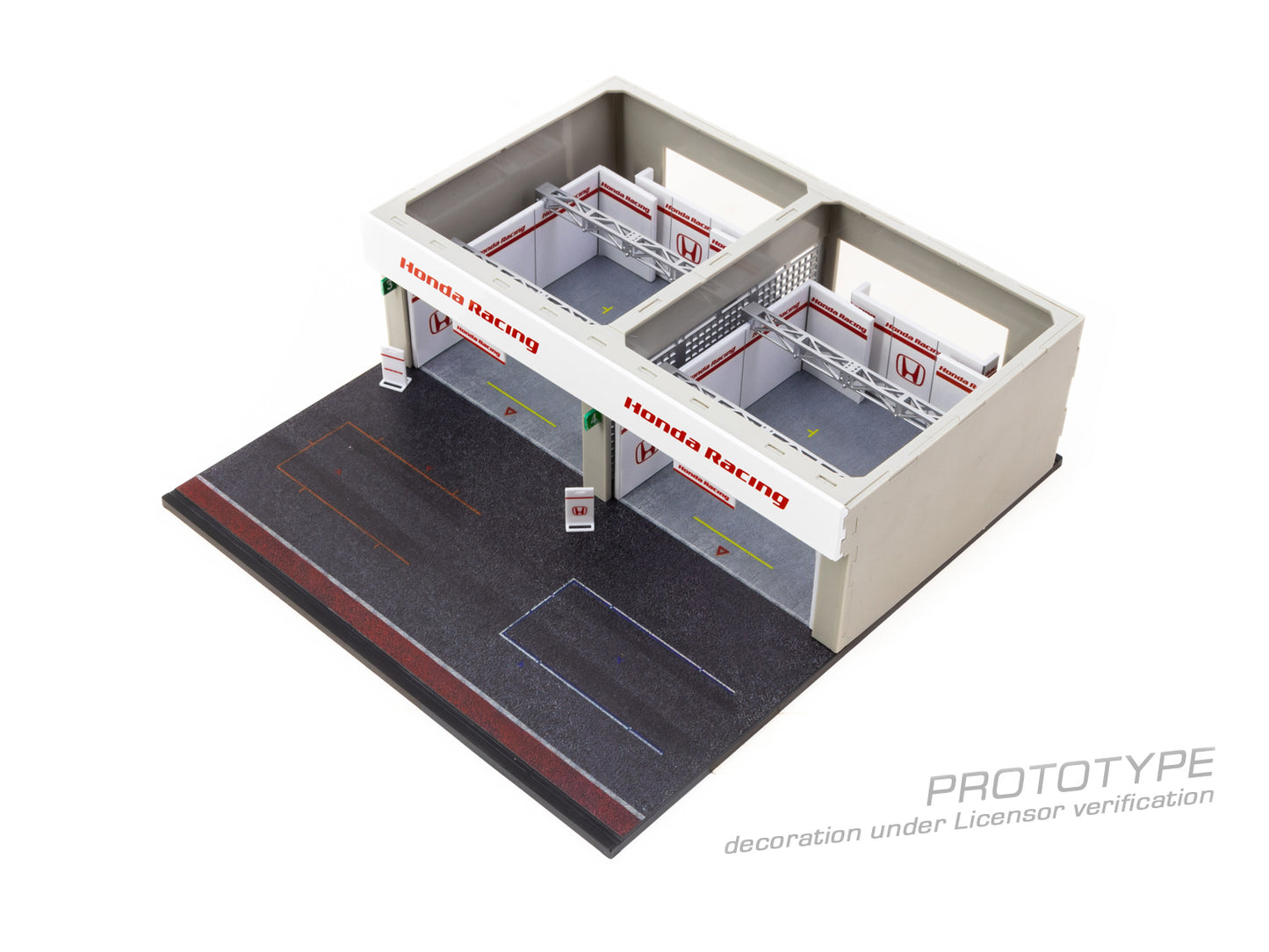 TARMAC WORKS PARTS64 1/64 Pit Garage Diorama Honda Racing T64D-TL001-HONDA