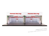 TARMAC WORKS PARTS64 1/64 Pit Garage Diorama Honda Racing T64D-TL001-HONDA