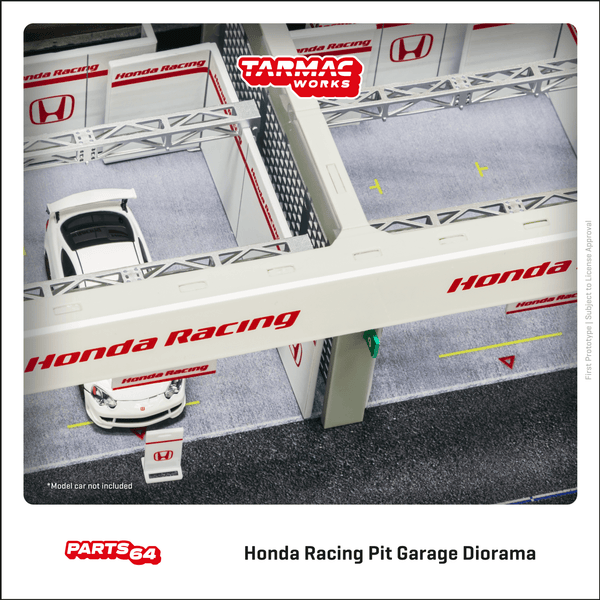 TARMAC WORKS PARTS64 1/64 Pit Garage Diorama Honda Racing T64D 