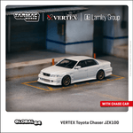 TARMAC WORKS GLOBAL64 1/64 VERTEX Toyota Chaser JZX100 White Metallic Lamley Special Edition T64G-007-WH