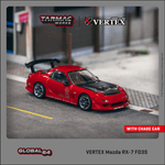 PREORDER TARMAC WORKS GLOBAL64 1/64 VERTEX Mazda RX-7 FD3S Red T64G-022-RE (Approx. Release Date : MARCH 2024 subject to manufacturer's final decision)