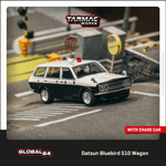 PREORDER TARMAC WORKS GLOBAL64 1/64 Datsun Bluebird 510 Wagon Japan Police Car T64G-026-PC (Approx. Release Date : DECEMBER 2024 subject to manufacturer's final decision)