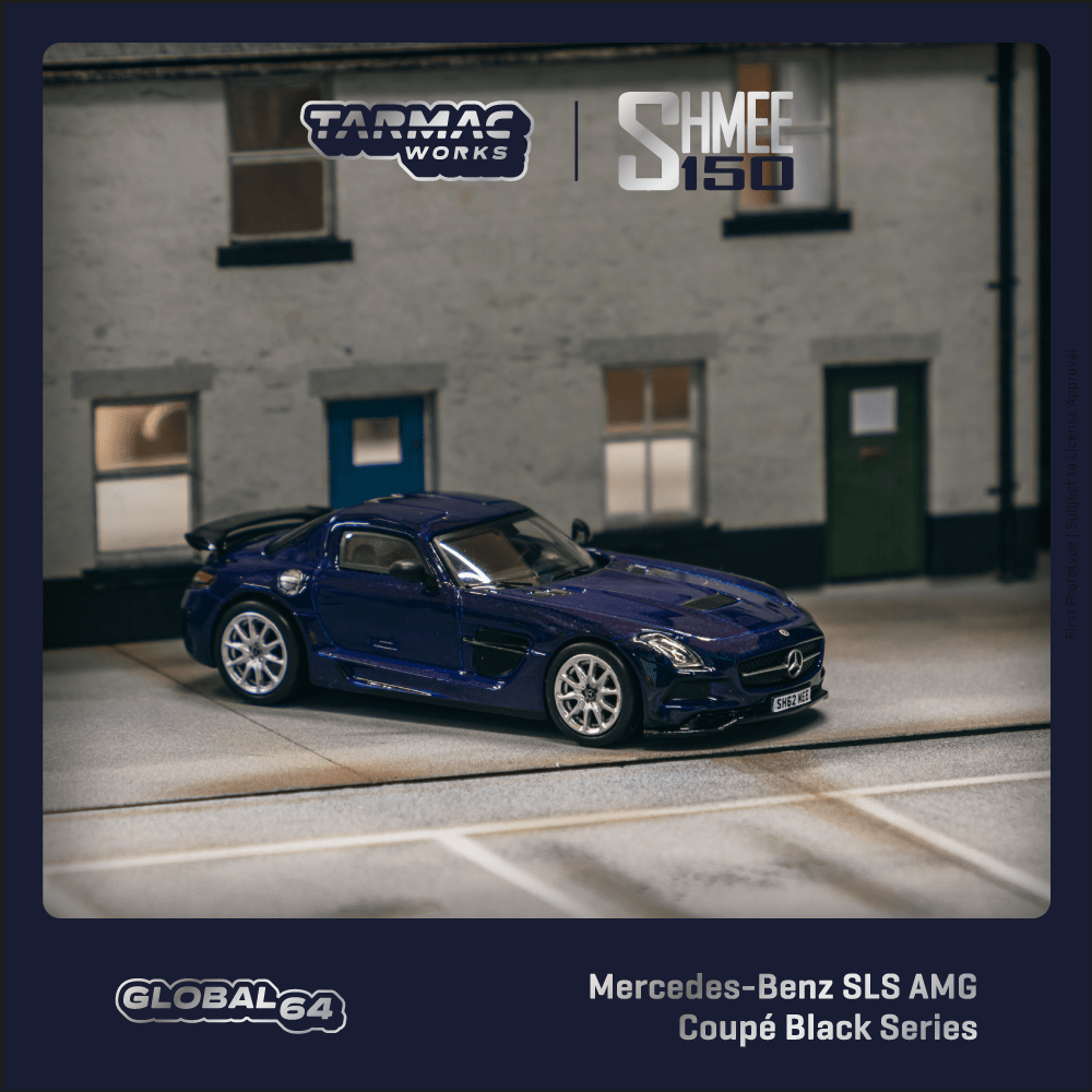 Tarmac Works GLOBAL64 1/64 Mercedes-Benz SLS AMG Coupé Black Series SHMEE150 T64G-027-SHMEE