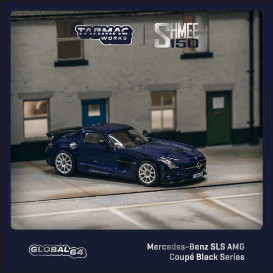 Tarmac Works GLOBAL64 1/64 Mercedes-Benz SLS AMG Coupé Black Series SHMEE150 T64G-027-SHMEE