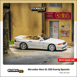 PREORDER TARMAC WORKS GLOBAL64 1/64 Mercedes-Benz SL 500 Koenig Specials White T64G-045-WH (Approx. Release Date :  Oct 2025 subject to manufacturer's final decision)