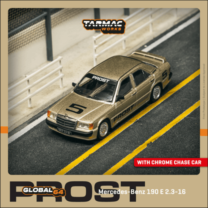 TARMAC WORKS GLOBAL64 1/64 Mercedes-Benz 190 E 2.3-16 Race of Champion 1984 Alain Prost T64G-047-84ROC05