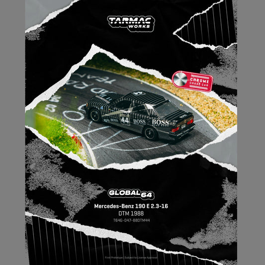 TARMAC WORKS GLOBAL64 1/64 Mercedes-Benz 190 E 2.3-16 DTM 1988 Johnny Cecotto T64G-047-88DTM44