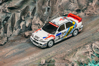 PREORDER TARMAC WORKS GLOBAL64 1/64 Mitsubishi Lancer Evolution III Hong Kong-Beijing Rally 1995 Winner K. Eriksson / S. Parmander T64G-050-95HKBR02 (Approx. Release Date : JAN 2025 subject to manufacturer's final decision)