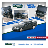 PREORDER TARMAC WORKS GLOBAL64 1/64 Mercedes-Benz 190 E 2.5-16 EVO 1 TOYO TIRES T64G-057-TOYO (Approx. Release Date : FEB 2025 subject to manufacturer's final decision)