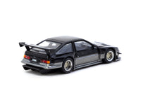 PREORDER TARMAC WORKS GLOBAL64 1/64 Toyota Sprinter Trueno AE86 Widebody Black/Grey T64G-060-BG (Approx. Release Date :  OCT 2025 subject to manufacturer's final decision)