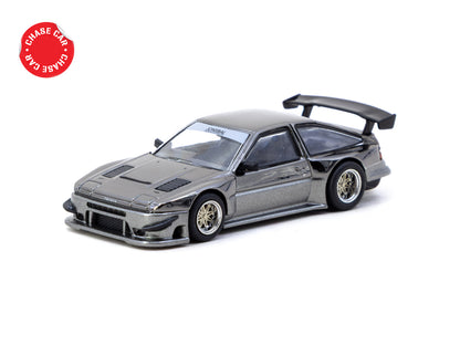 TARMAC WORKS GLOBAL64 1/64 Toyota Sprinter Trueno AE86 Widebody Black/Grey T64G-060-BG