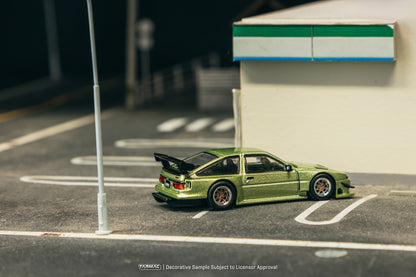 TARMAC WORKS GLOBAL64 1/64 Toyota Sprinter Trueno AE86 Widebody Green T64G-060-GR