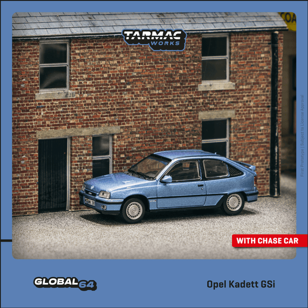 PREORDER Tarmac Works GLOBAL64 1/64 Opel Kadett GSi Blue Metallic T64G-065-BL (Approx. Release Date : OCTOBER 2024 subject to manufacturer's final decision)