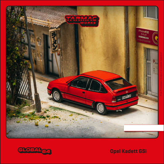 TARMAC WORKS GLOBAL64 1/64 Opel Kadett GSi Red T64G-065-RE