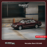 PREORDER Tarmac Works GLOBAL64 1/64 Mercedes-Benz S 55 AMG Bordeaux Red Metallic T64G-072-BO (Approx. Release Date : OCTOBER 2024 subject to manufacturer's final decision)