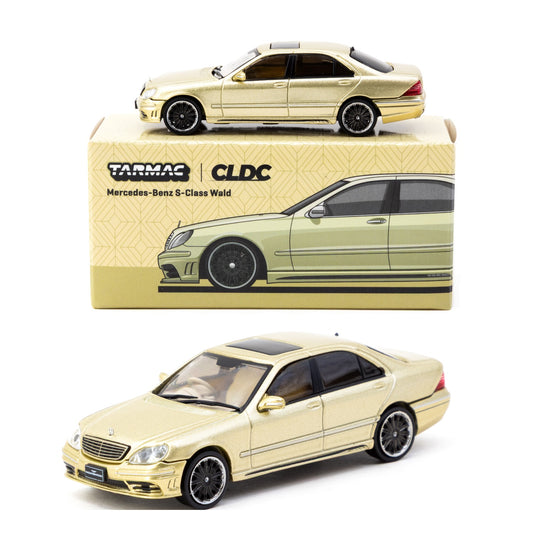 TARMAC WORKS GLOBAL64 1/64 Mercedes-Benz S-Class Wald Gold (CLDC Special Edition) T64G-072-GO
