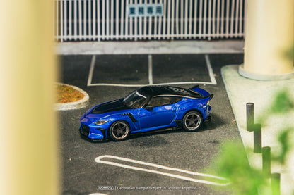 TARMAC WORKS GLOBAL64 1/64 Nissan VeilSide FFZ400 Fairlady Z Blue T64G-074-BL