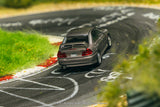 PREORDER TARMAC WORKS GLOBAL64 1/64 Mitsubishi Lancer GSR Evolution IV Silver Model Car + Trading Cards Combo Set T64G-076-SL (Approx. Release Date :  DEC 2025 subject to manufacturer's final decision)