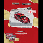 PREORDER TARMAC WORKS GLOBAL64 1/64 Vertex Ridge TE3005 Soarer Model Car + Trading Cards Combo Set T64G-080-TE3005 (Approx. Release Date :  MARCH 2026 subject to manufacturer's final decision)
