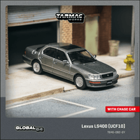 PREORDER TARMAC WORKS GLOBAL64 1/64 Lexus LS400 (UCF10) Flint Grey T64G-082-GY (Approx. Release Date :  DEC 2025 subject to manufacturer's final decision)