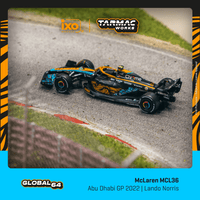PREORDER Tarmac Works GLOBAL64 1/64 McLaren MCL36 Abu Dhabi Grand Prix 2022 Lando Norris T64G-F041-LN3 (Approx. Release Date : JULY 2024 subject to manufacturer's final decision)