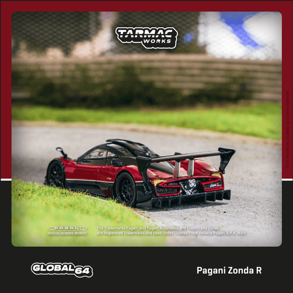 PREORDER Tarmac Works GLOBAL64 1/64 Pagani Zonda R Rosso Dubai T64G-TL015-RE (Approx. Release Date : JUNE 2024 subject to manufacturer's final decision)