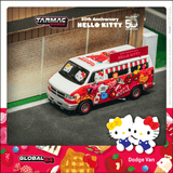 PREORDER TARMAC WORKS GLOBAL64 1/64 Dodge Van Hello Kitty Food Truck T64G-TL032-HK (Approx. Release Date : DECEMBER 2024 subject to manufacturer's final decision)