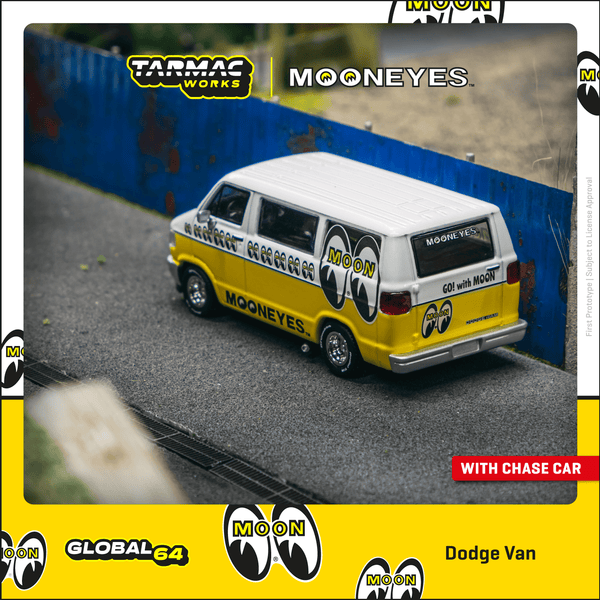 PREORDER TARMAC WORKS GLOBAL64 1/64 Dodge Van Mooneyes T64G-TL032-ME (Approx. Release Date : MARCH 2024 subject to manufacturer's final decision)